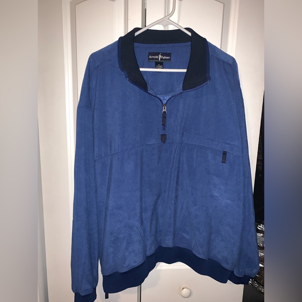 Arnold Palmer Golf 1/4 zip polyester jacket size XL